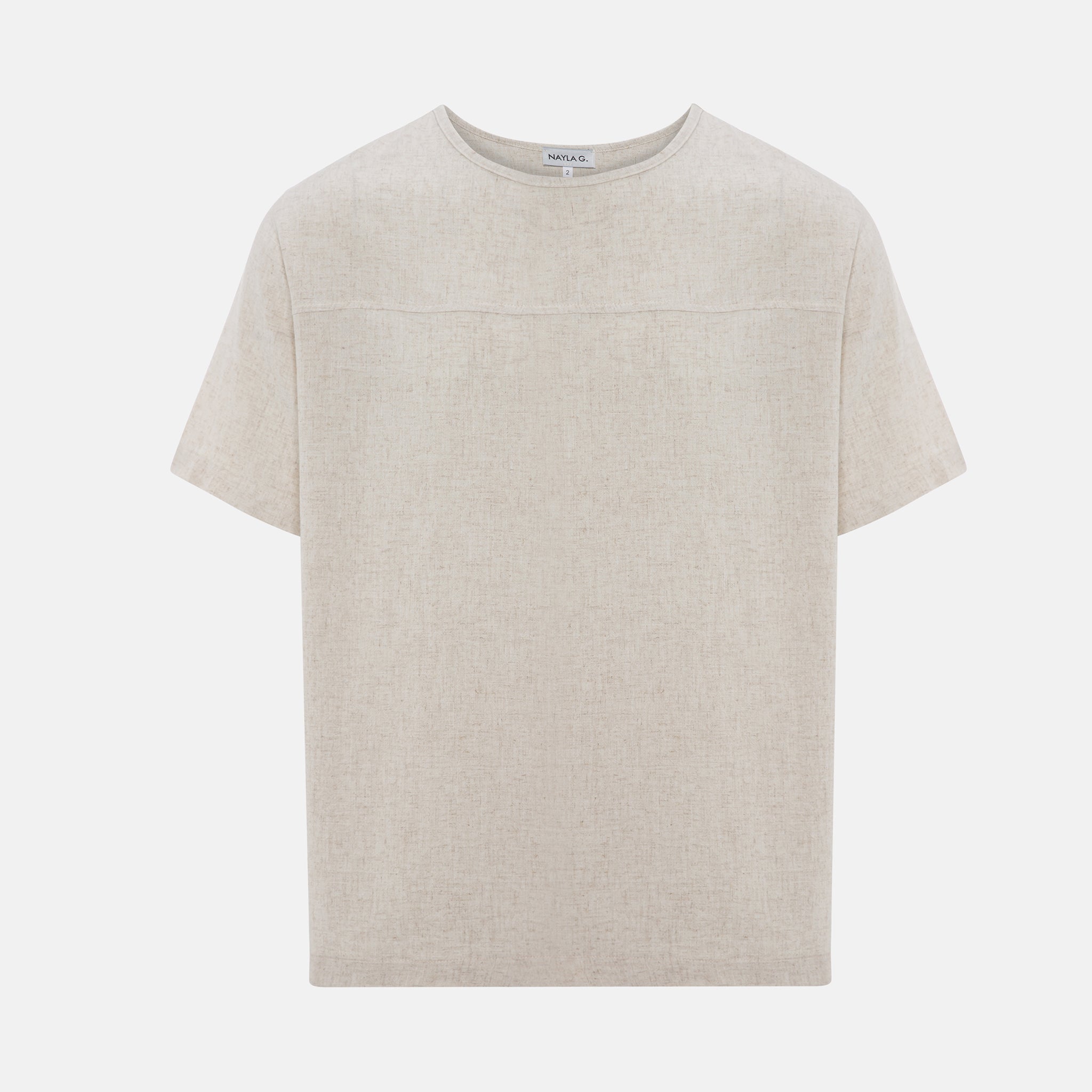 TEE LINEN TUNIQUE BEIGE