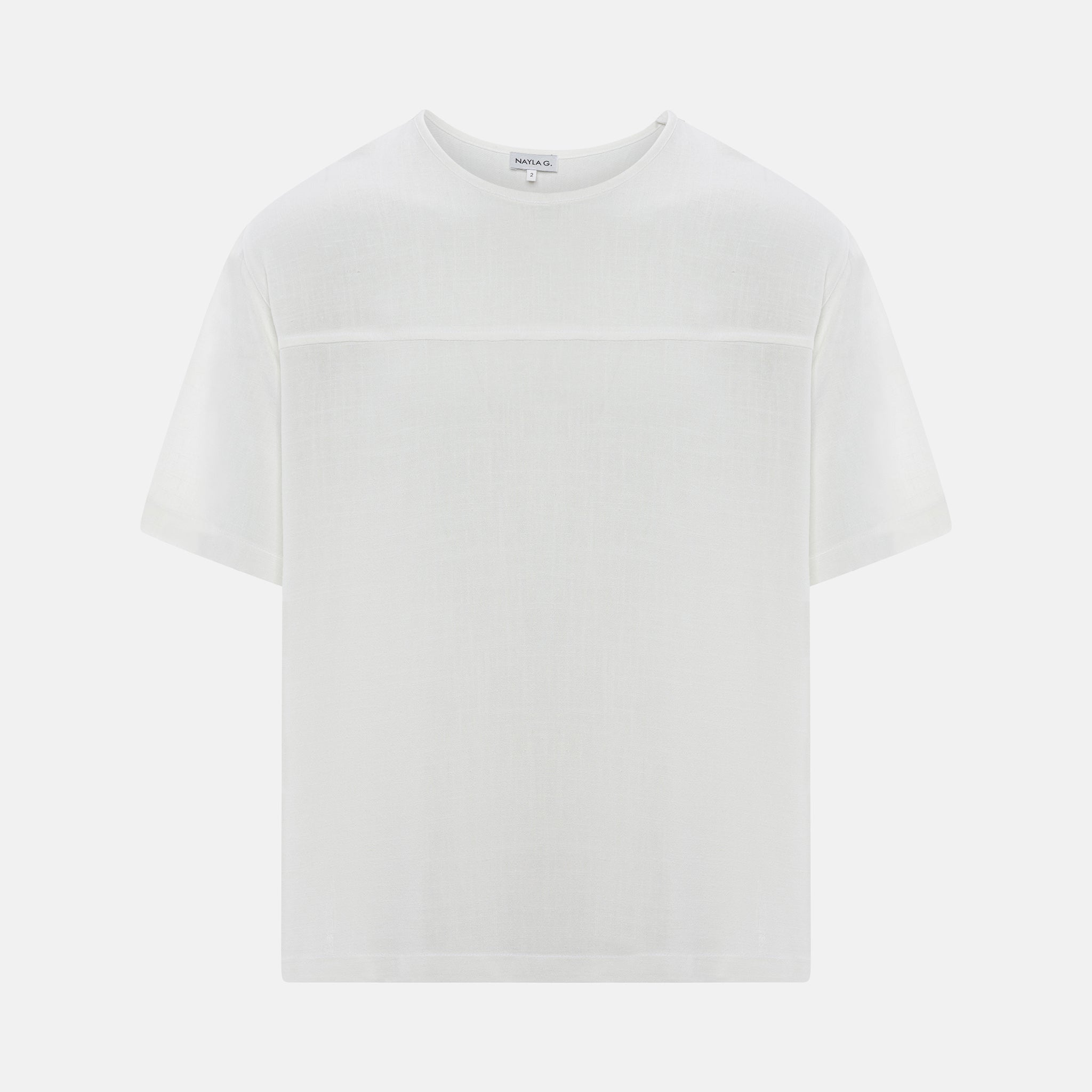 TEE LINEN TUNIQUE OFF-WHITE