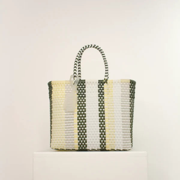 PETIT PÜP MULTI OLIVE - 100% RECYCLED PLASTIC BAG