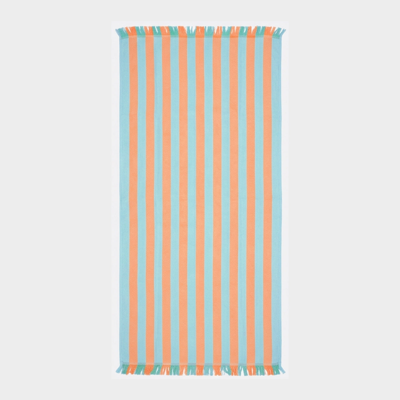 POPSTAR  TOWEL TURQUOISE/ORANGE
