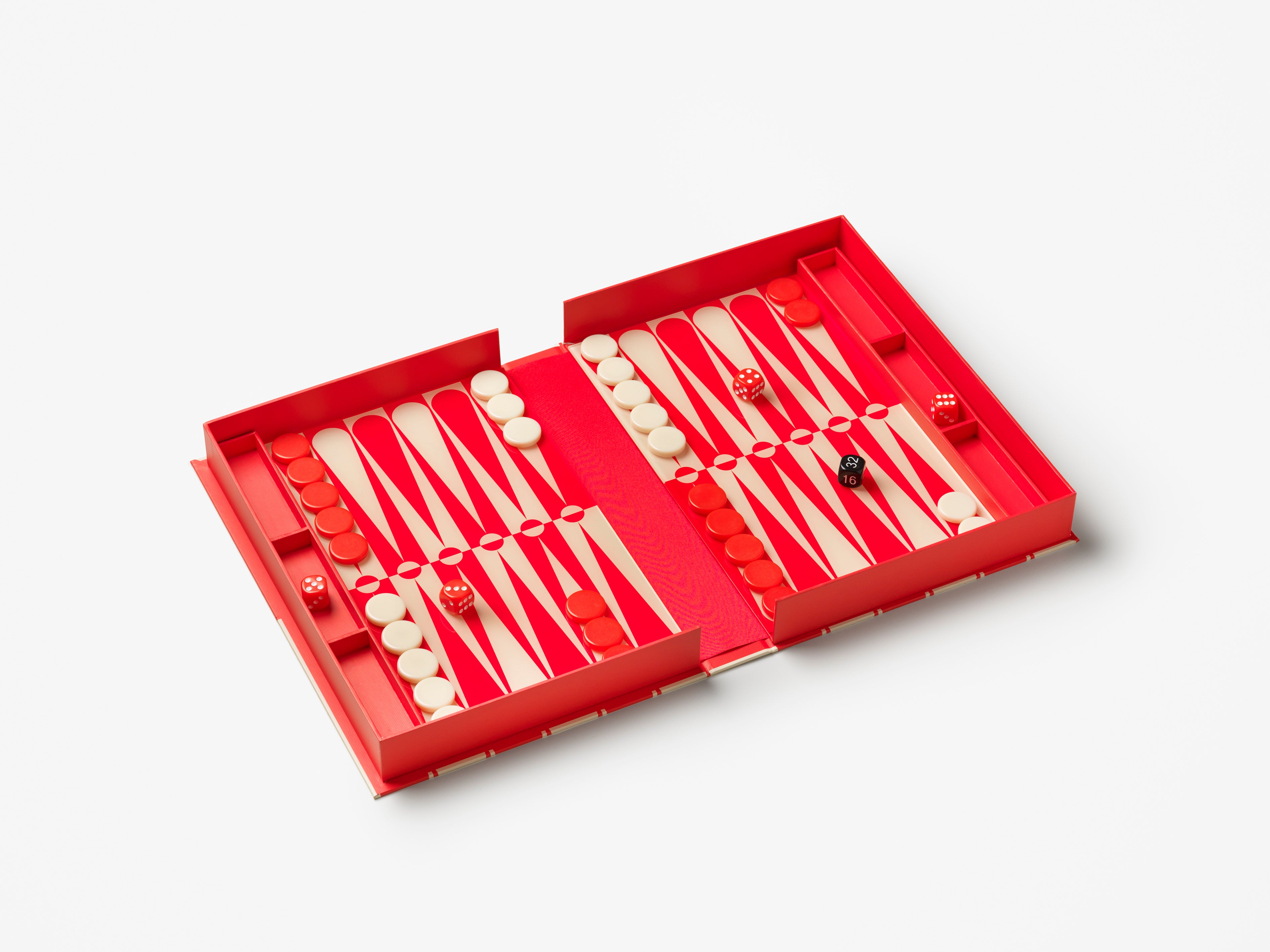 CLASSIC - ART OF BACKGAMMON RED/CREAM