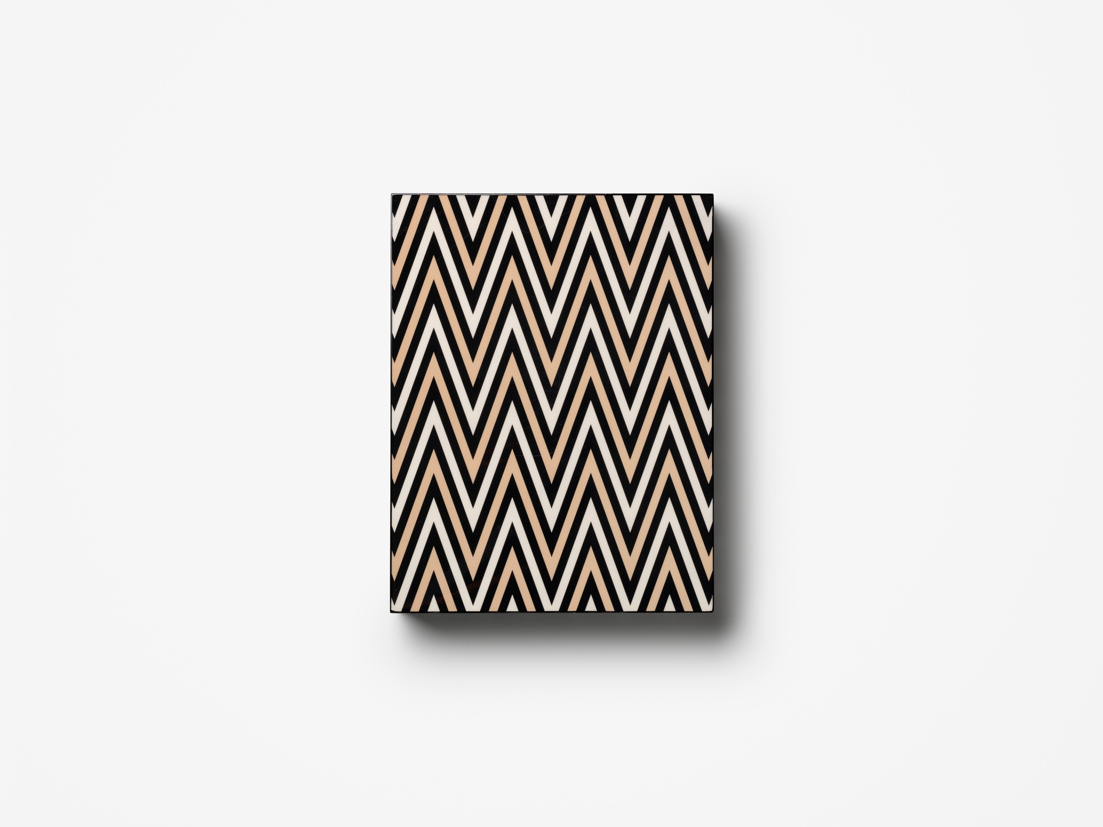 LACQUERED BACKGAMMON BLACK