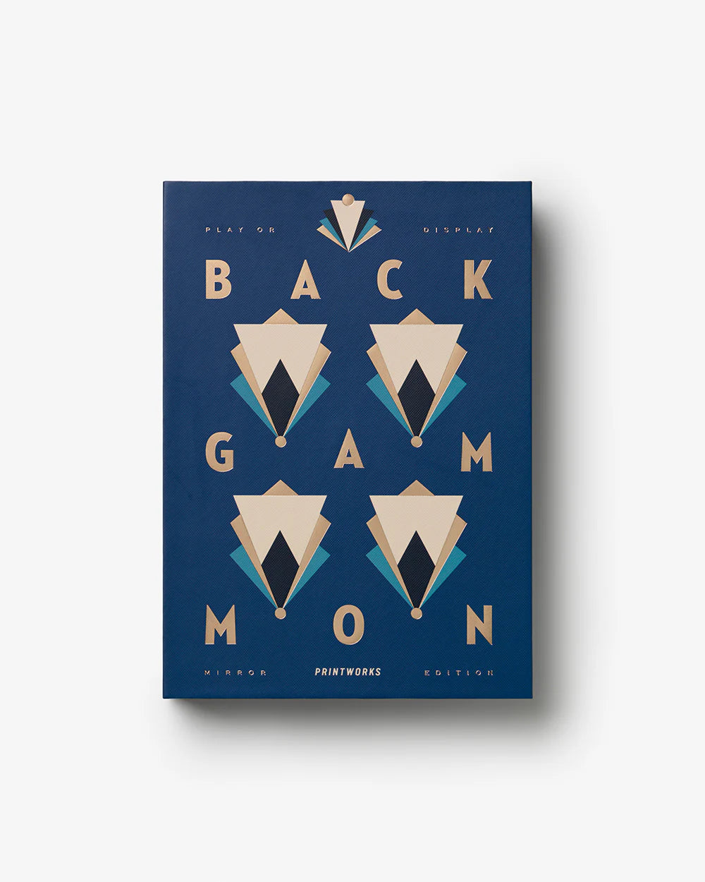 CLASSIC - ART OF BACKGAMMON MIRROR, DARK BLUE/COPPER