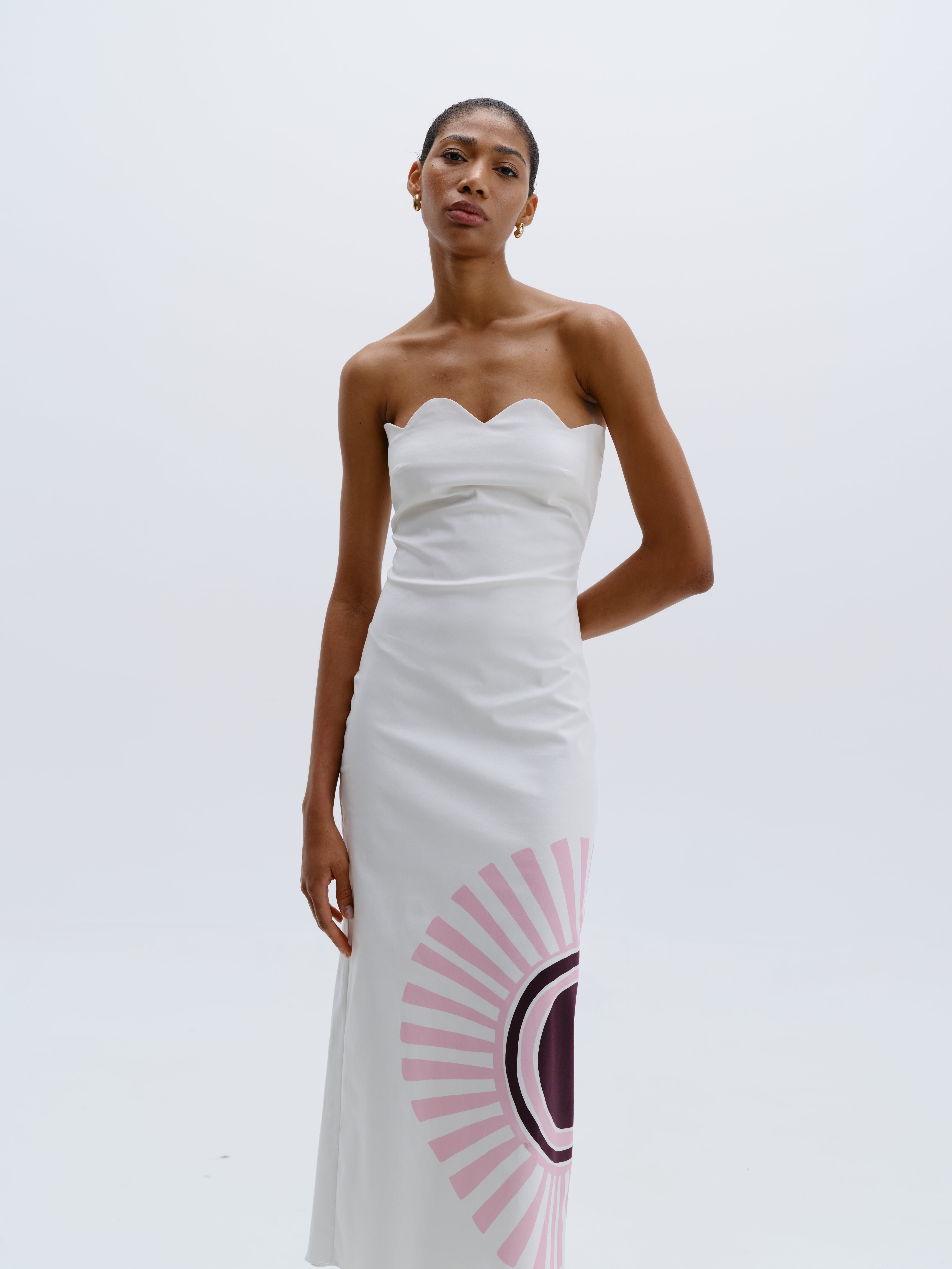 MASSA DRESS SURYAIVORY