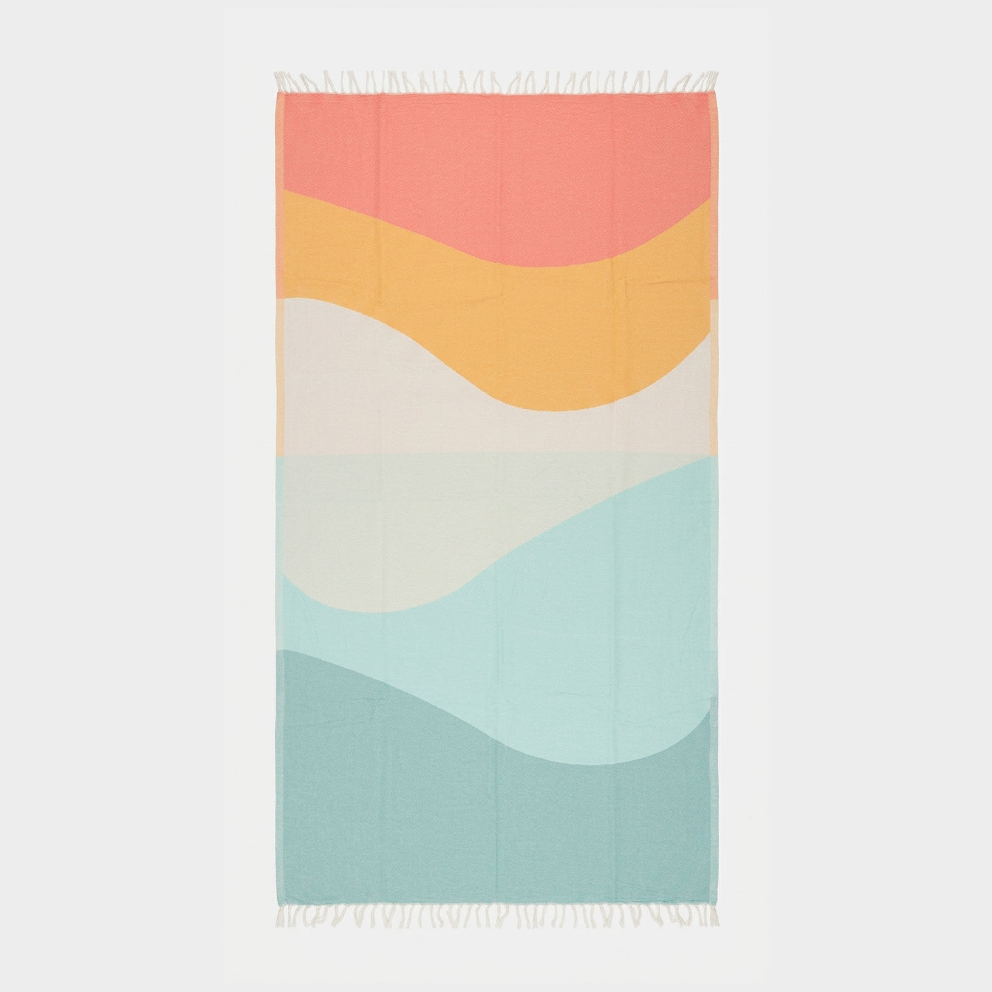 ROLLING WAVES  TOWEL SUNSET