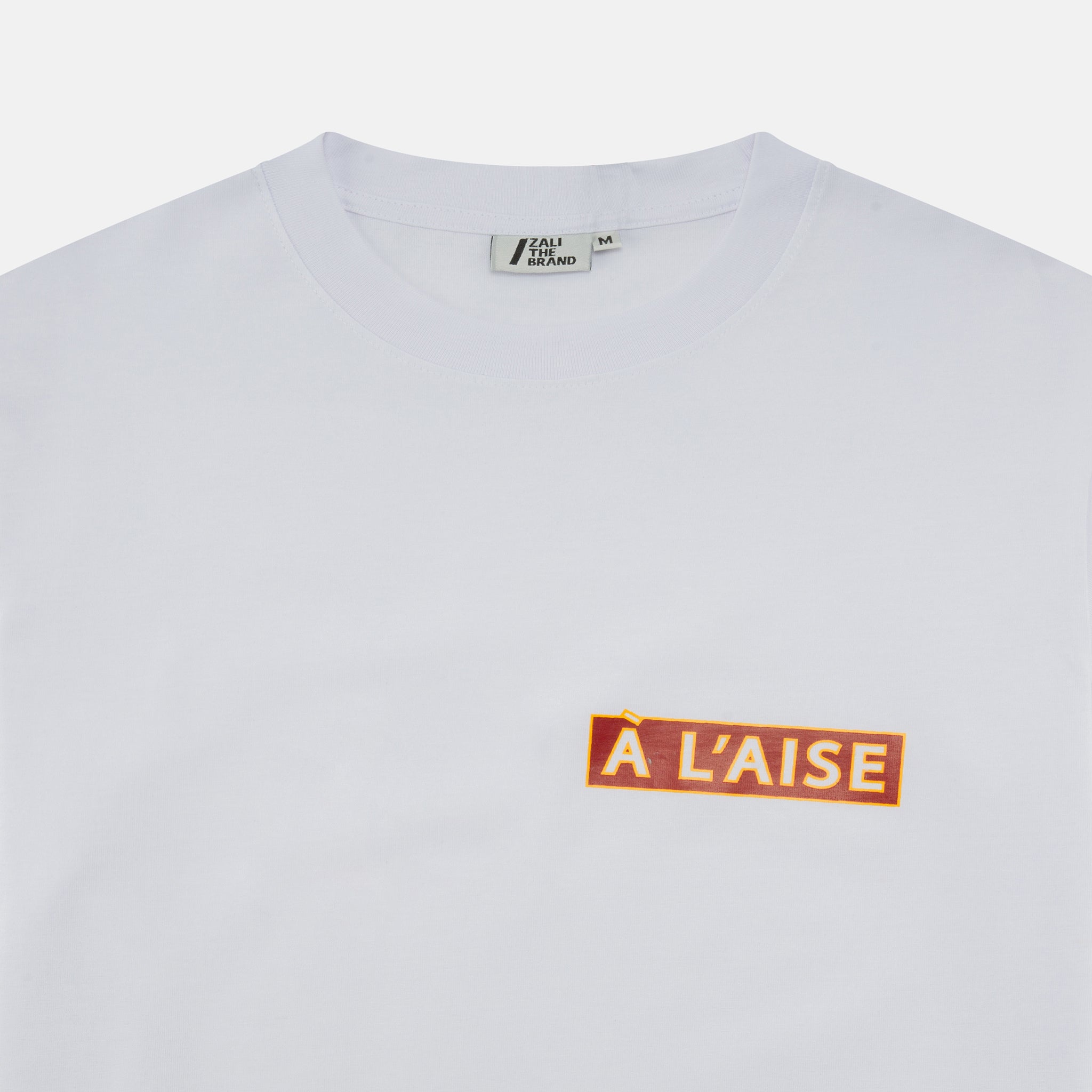 UNISEX A L'AISE T-SHIRT WHITE