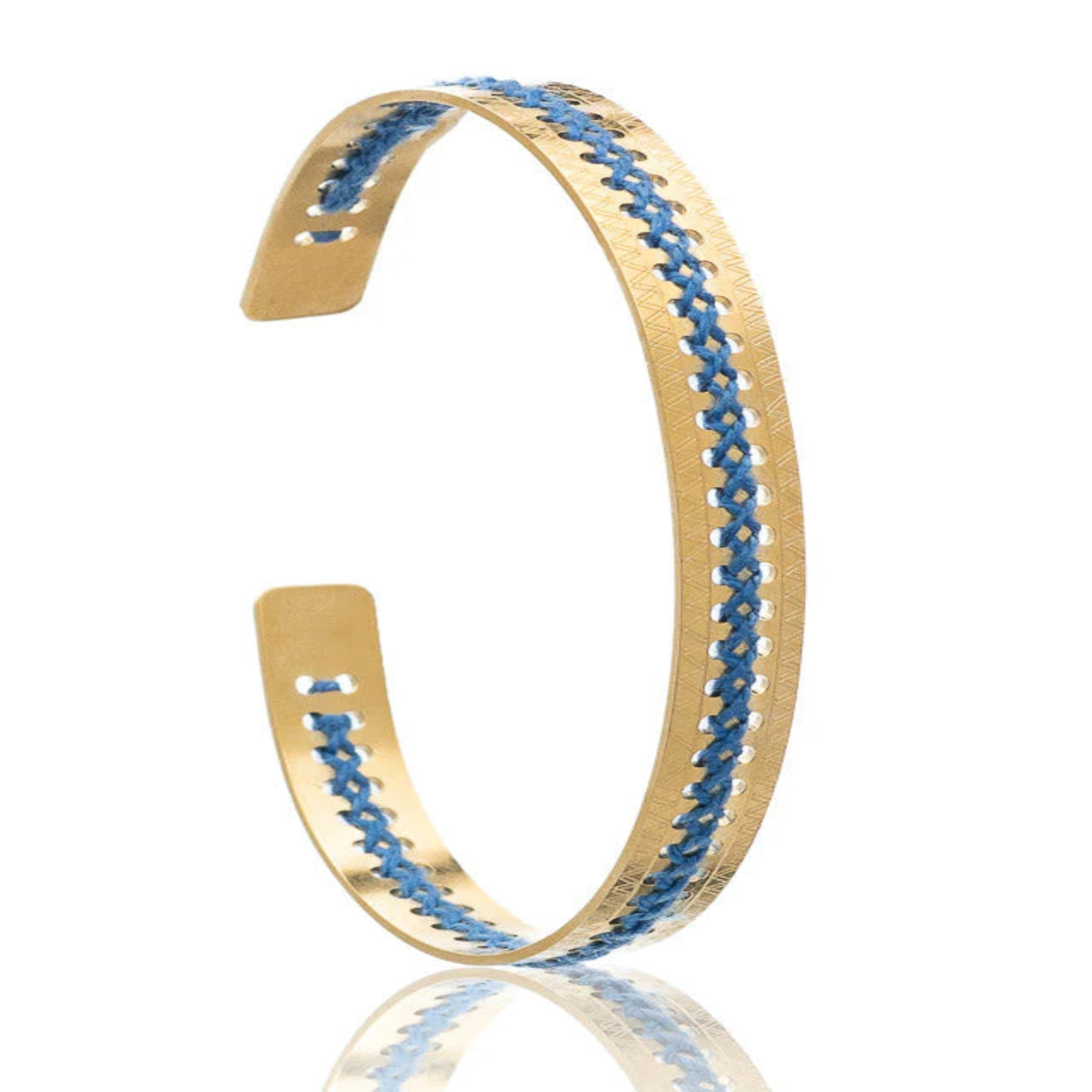STAVROVELONIA BRACELET GOLD BLUE