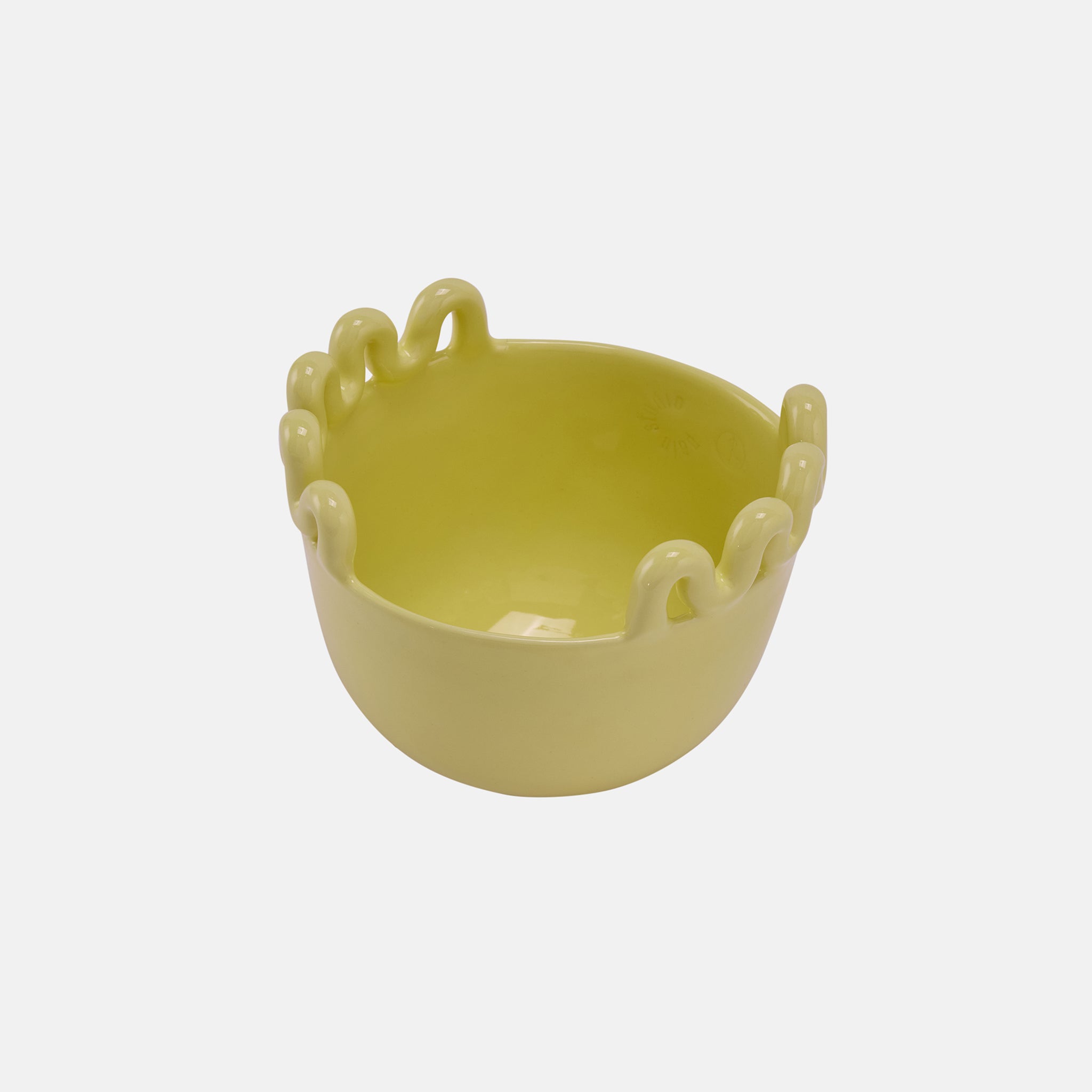 Wavy Bowl - Yellow