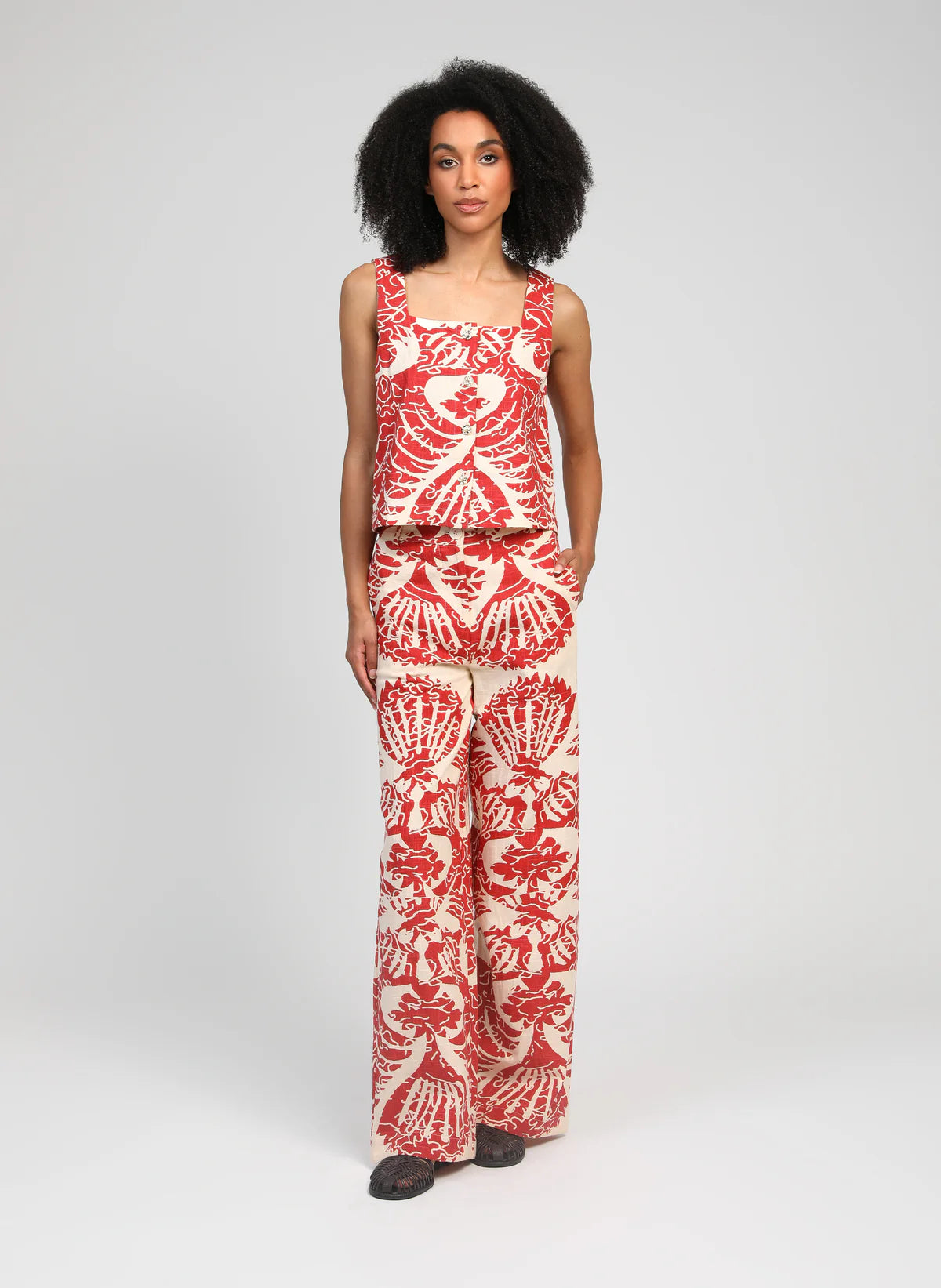 ROSSINI TROUSERS ADELINE RED