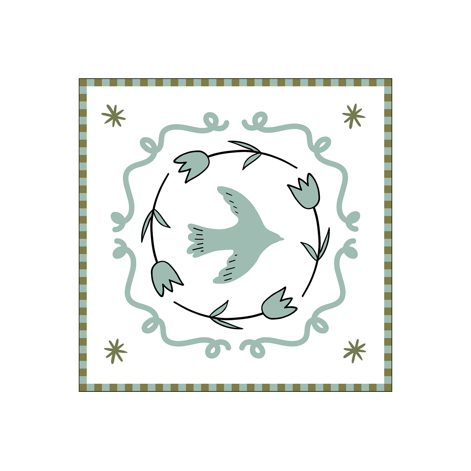 NAPKIN PAPER COLOMBE BLUE