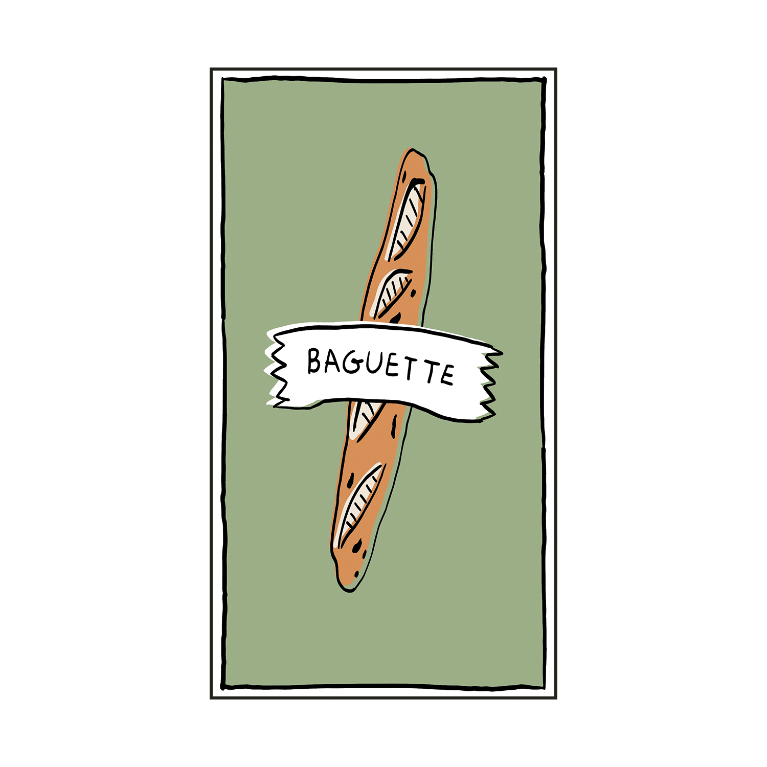 NAPKIN PAPER RECTANGLE BAGUETTE