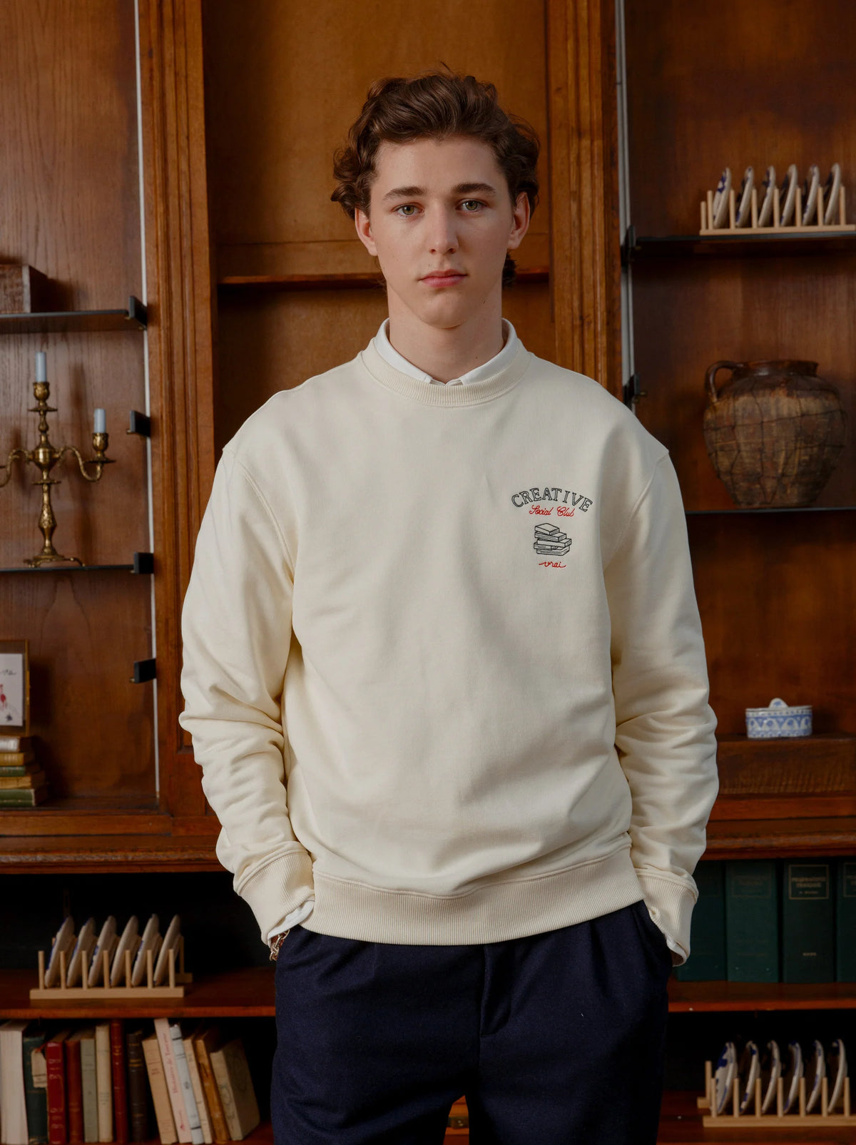 UNISEX SWEAT OFF-WHITE "CREATICE SOCIAL CLUB"