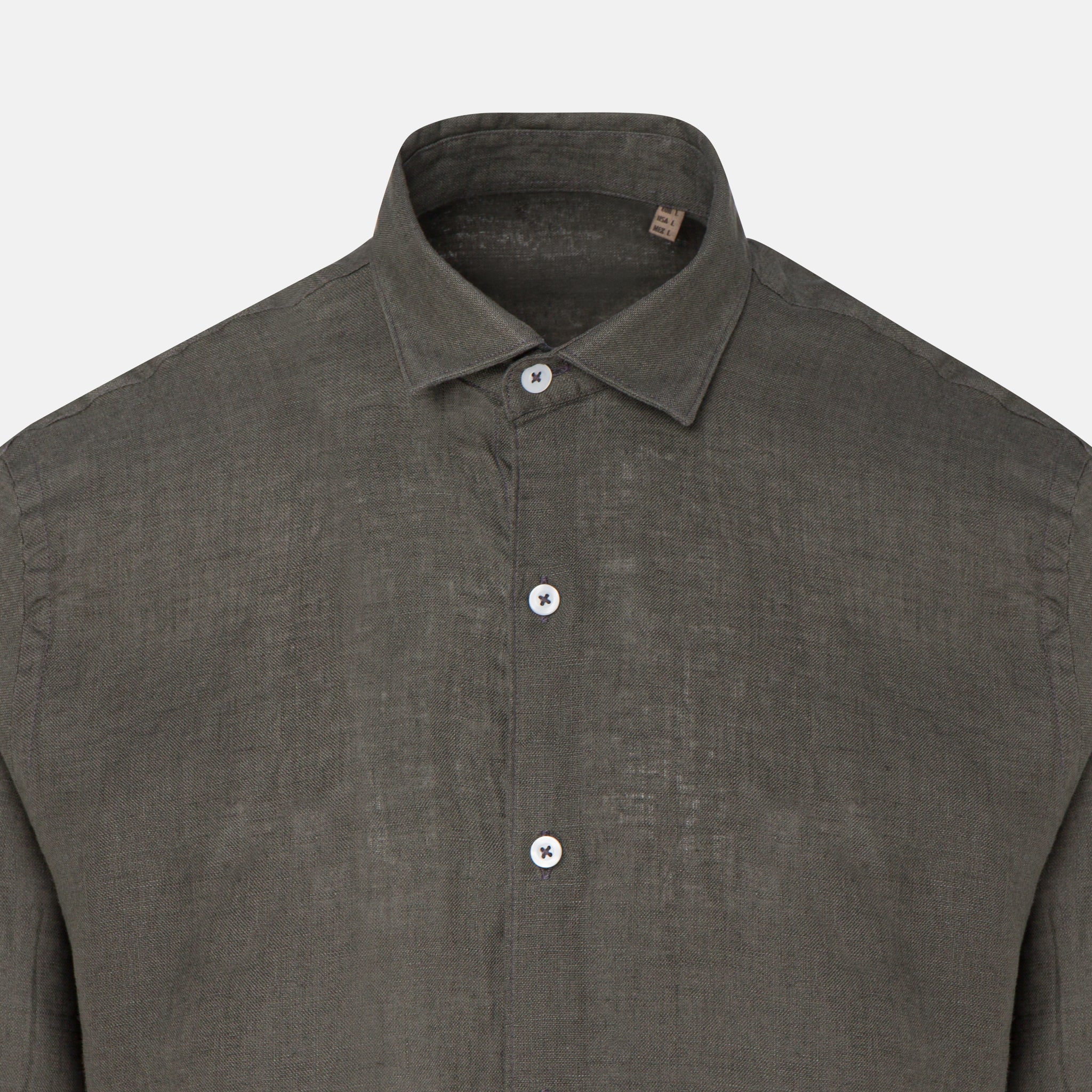 DAN LINEN SHIRT KHAKI