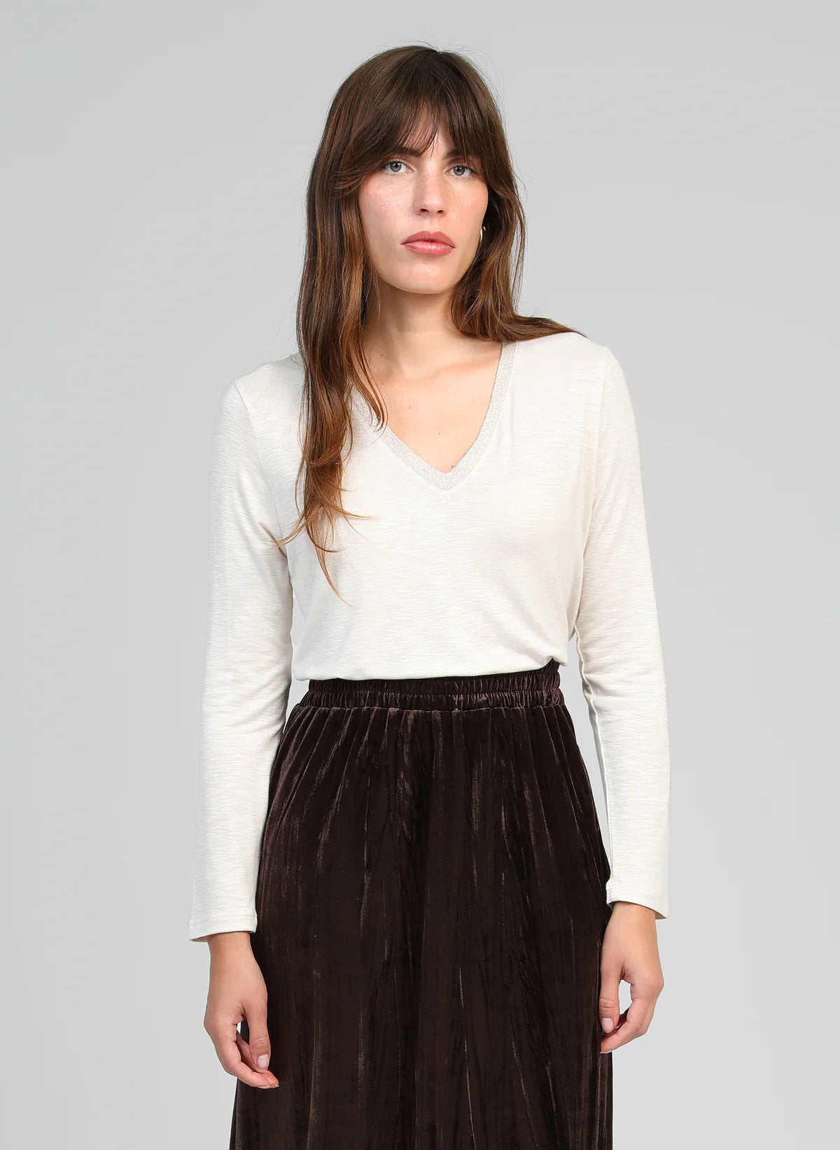 TENIO LONG SLEEVES T-SHIRT OFF-WHITE