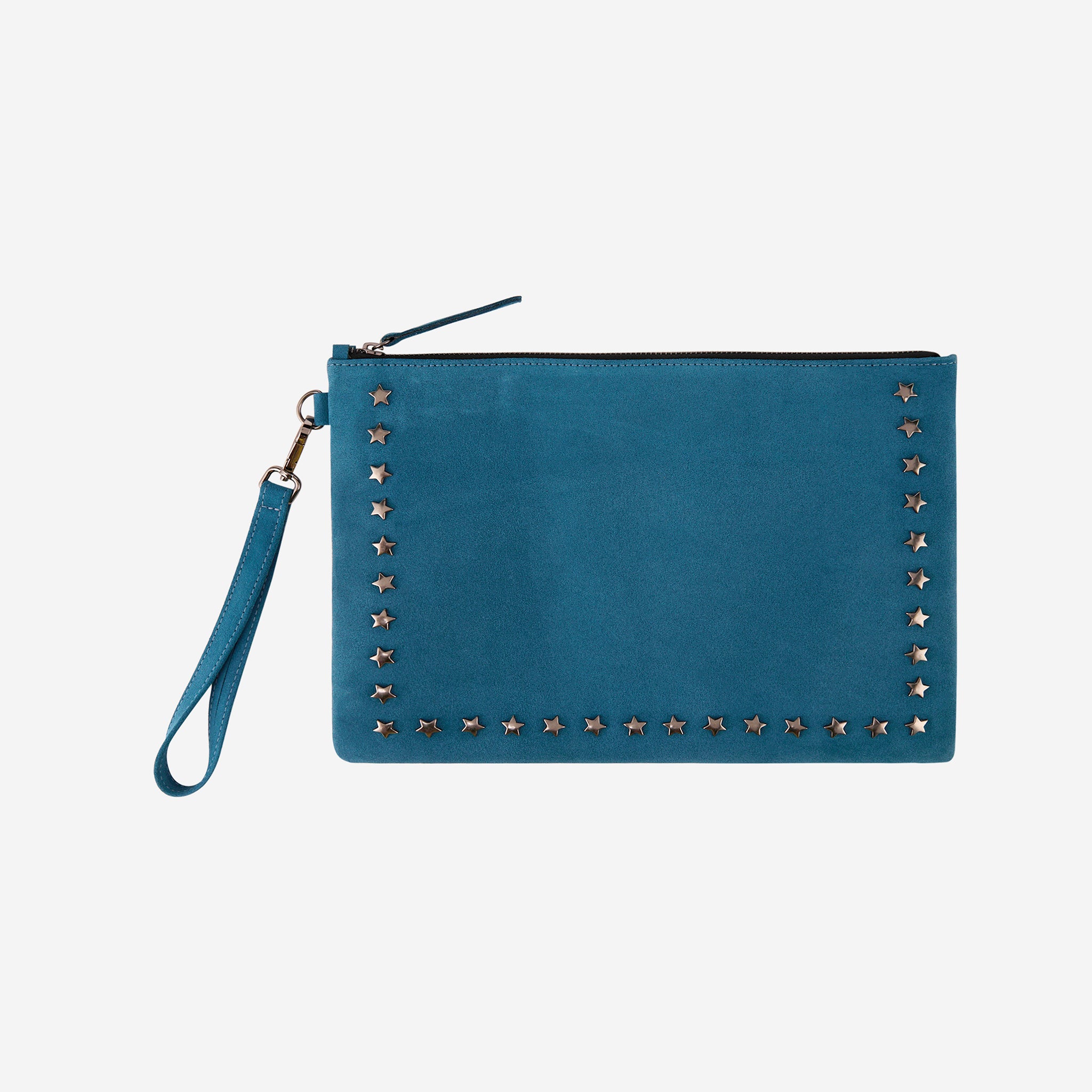 STAR SUEDE POUCH PETROL