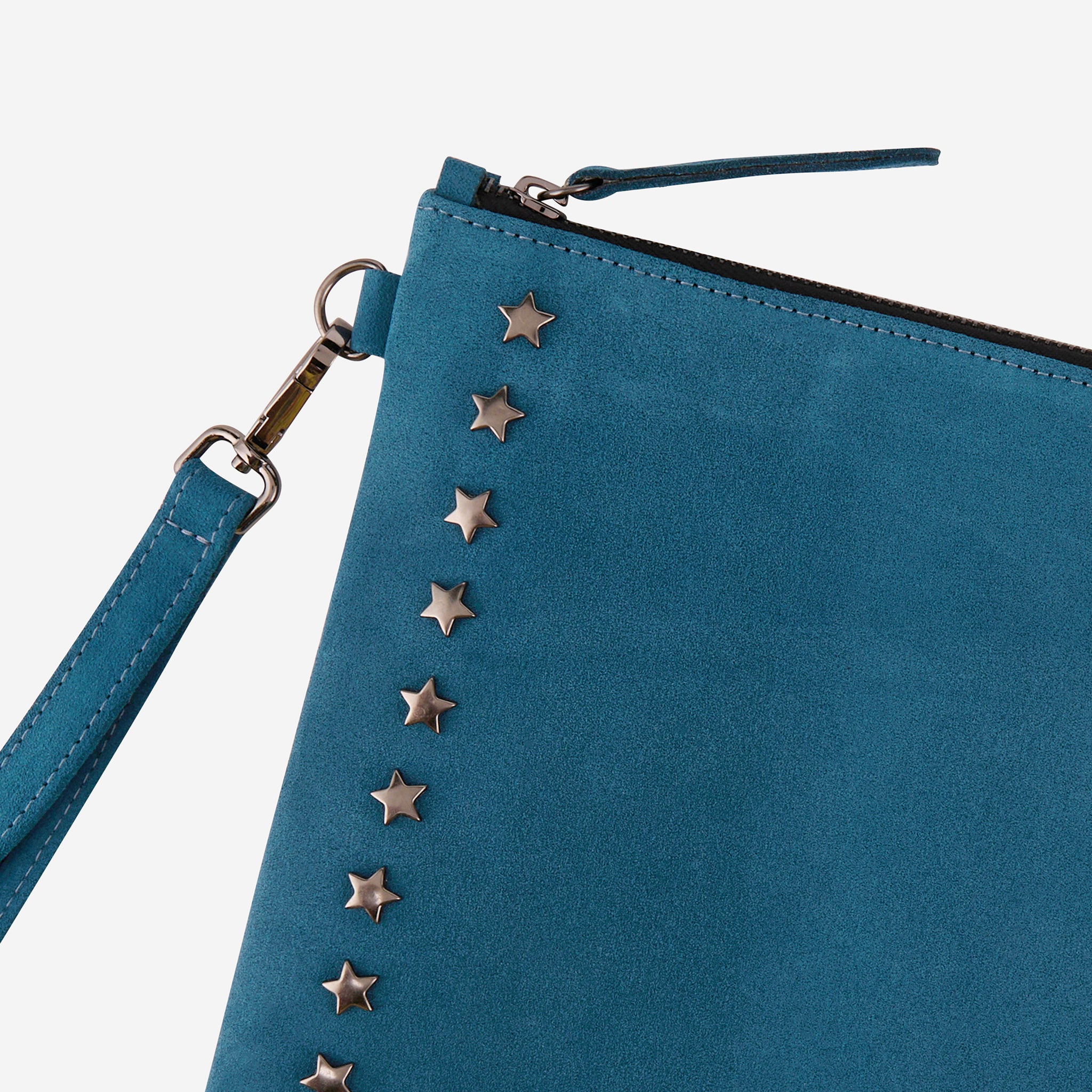 STAR SUEDE POUCH PETROL