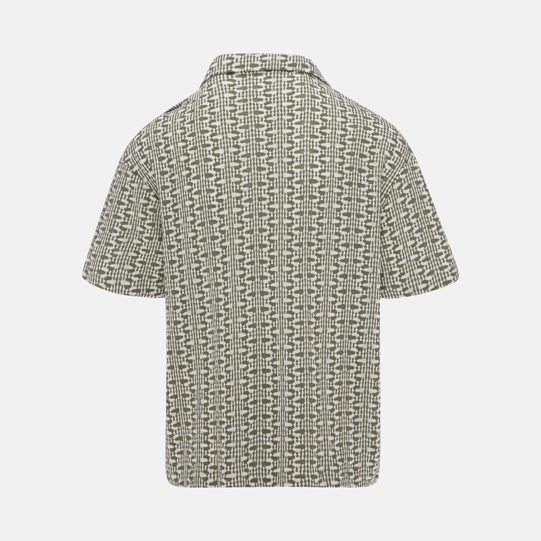 VAMOS GEOMETRIC PATTERN SHIRT