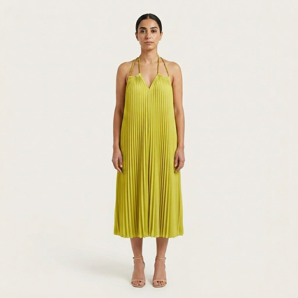 AL ULA DRESS - LIME