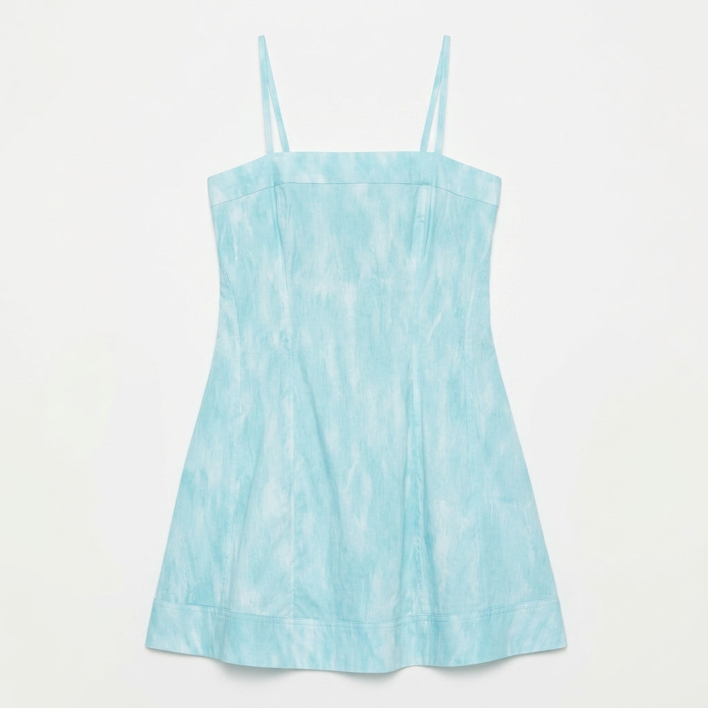 AURA SHORT DRESS AZUR