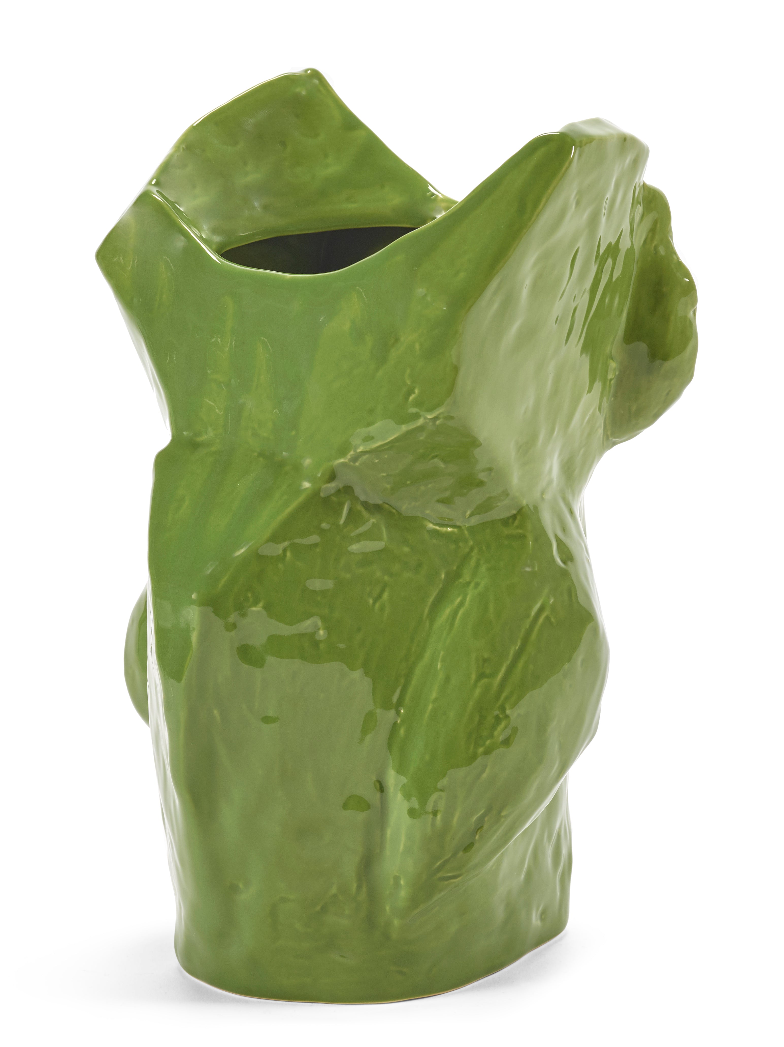 OWL VASE L GREEN AFTER MIDNIGHT
