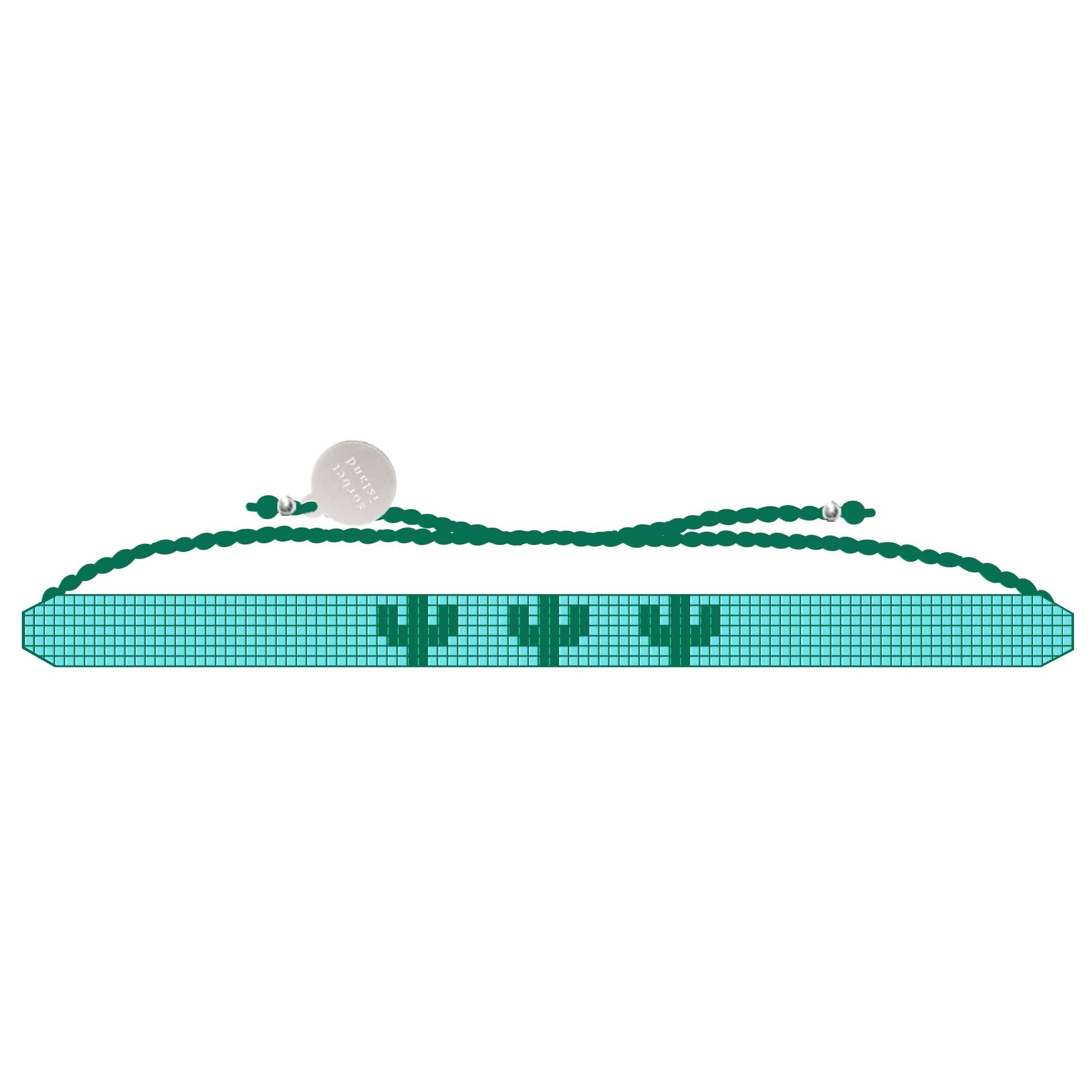 CACTUS FRIENDSHIP BRACELET - BLUE