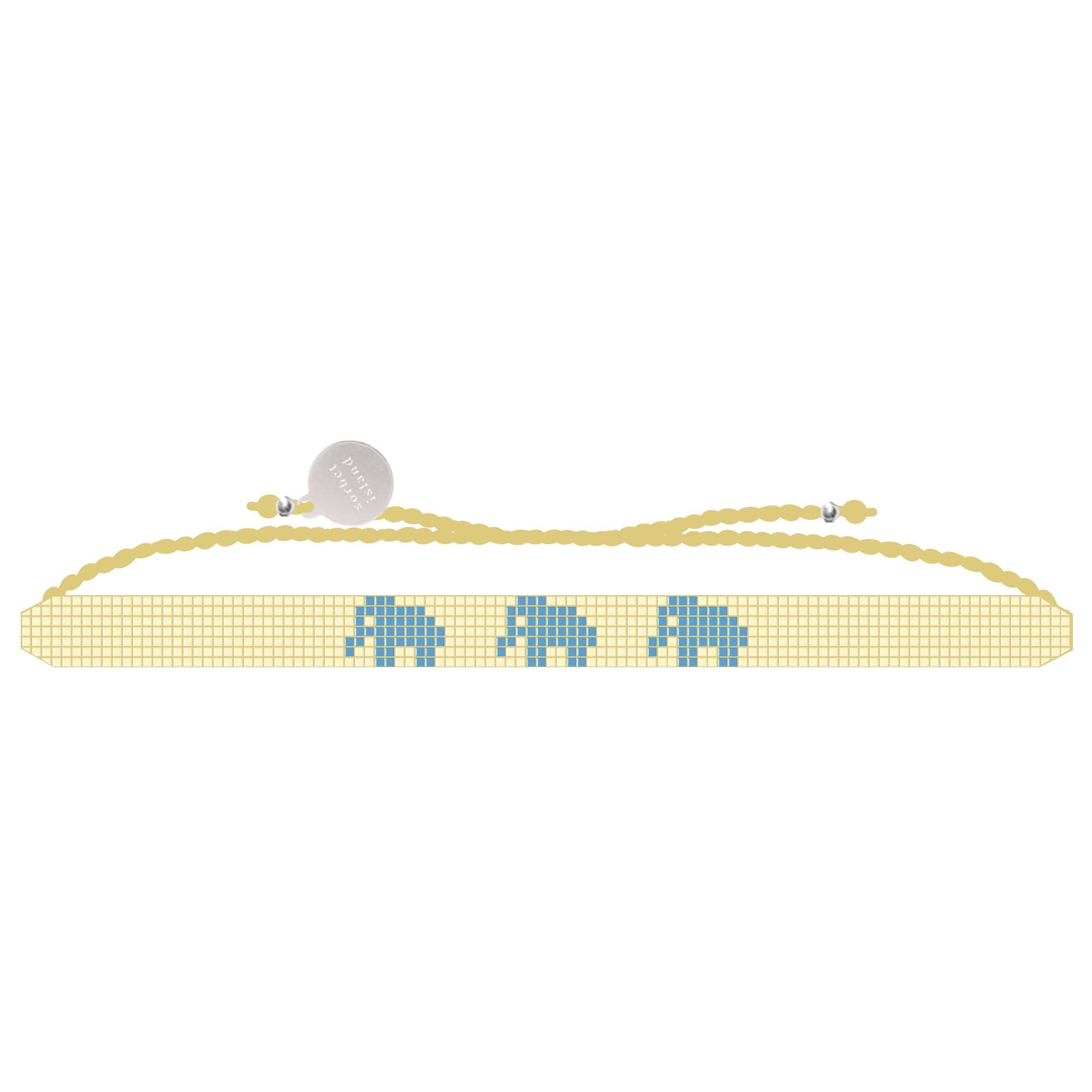 ELEPHANT FRIENDSHIP BRACELET - YELLOW