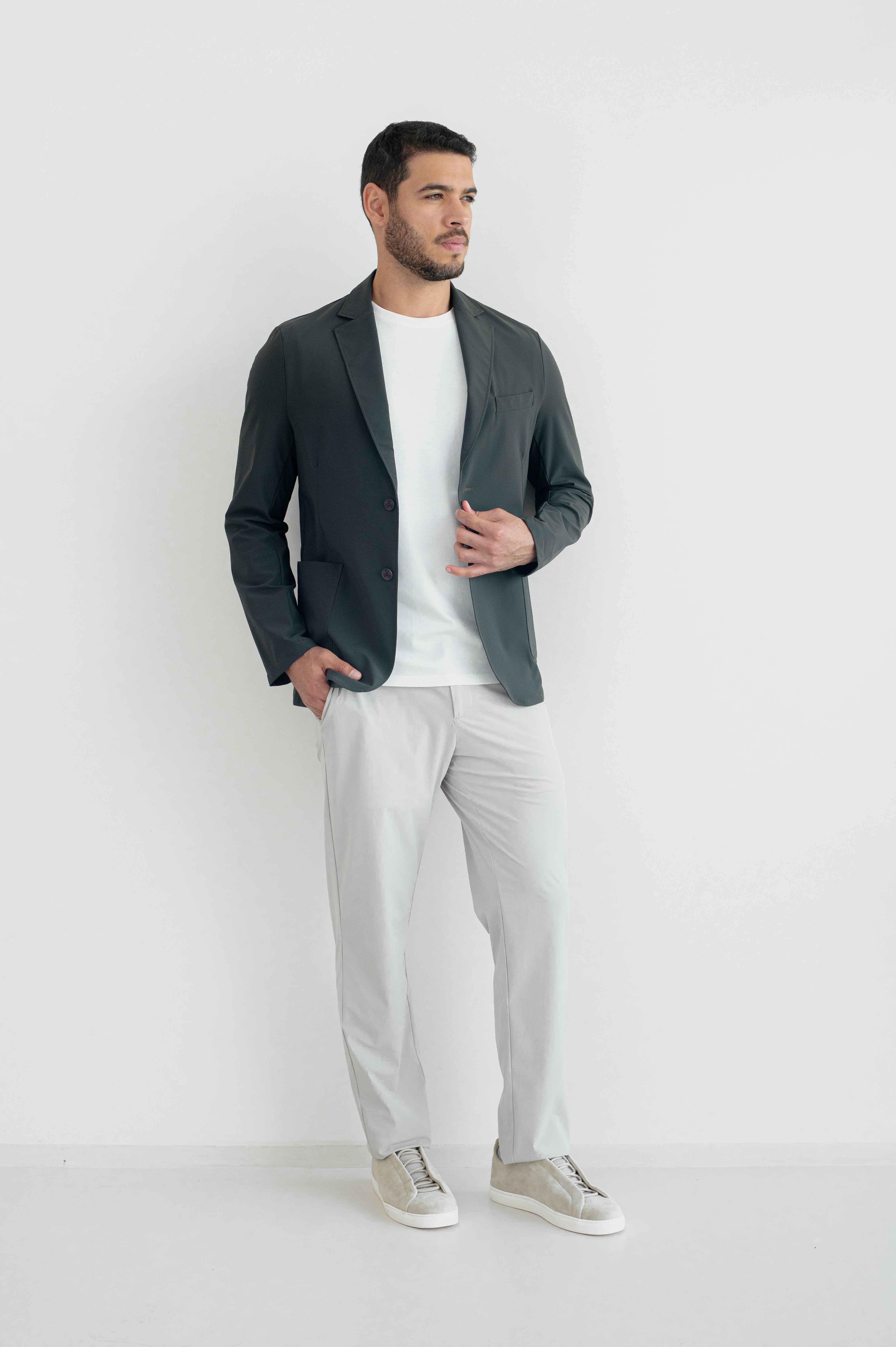 NIKO LESCADA BLAZER FOREST GREEN