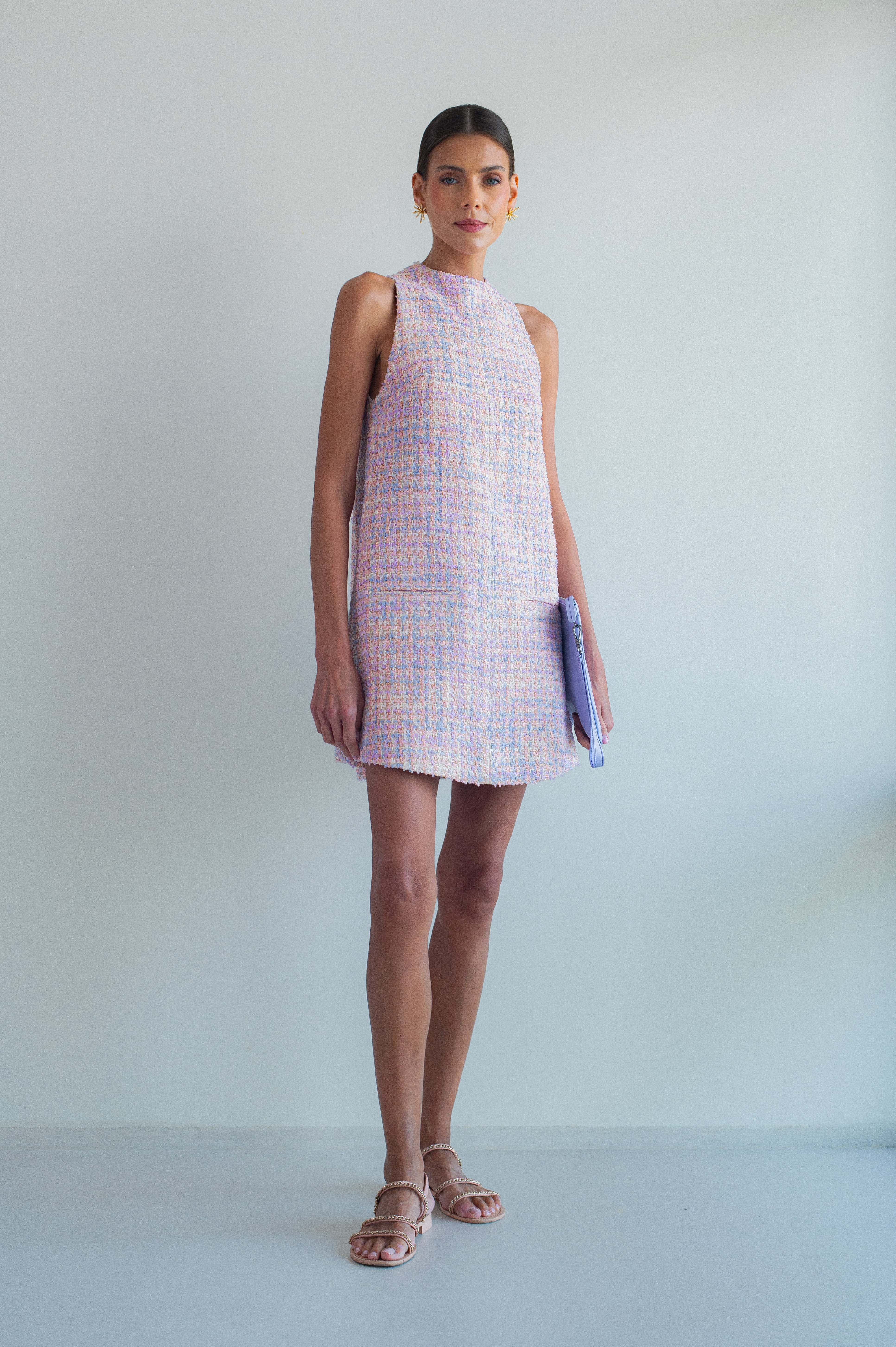 AMELIE SHORT DRESS PASTEL
