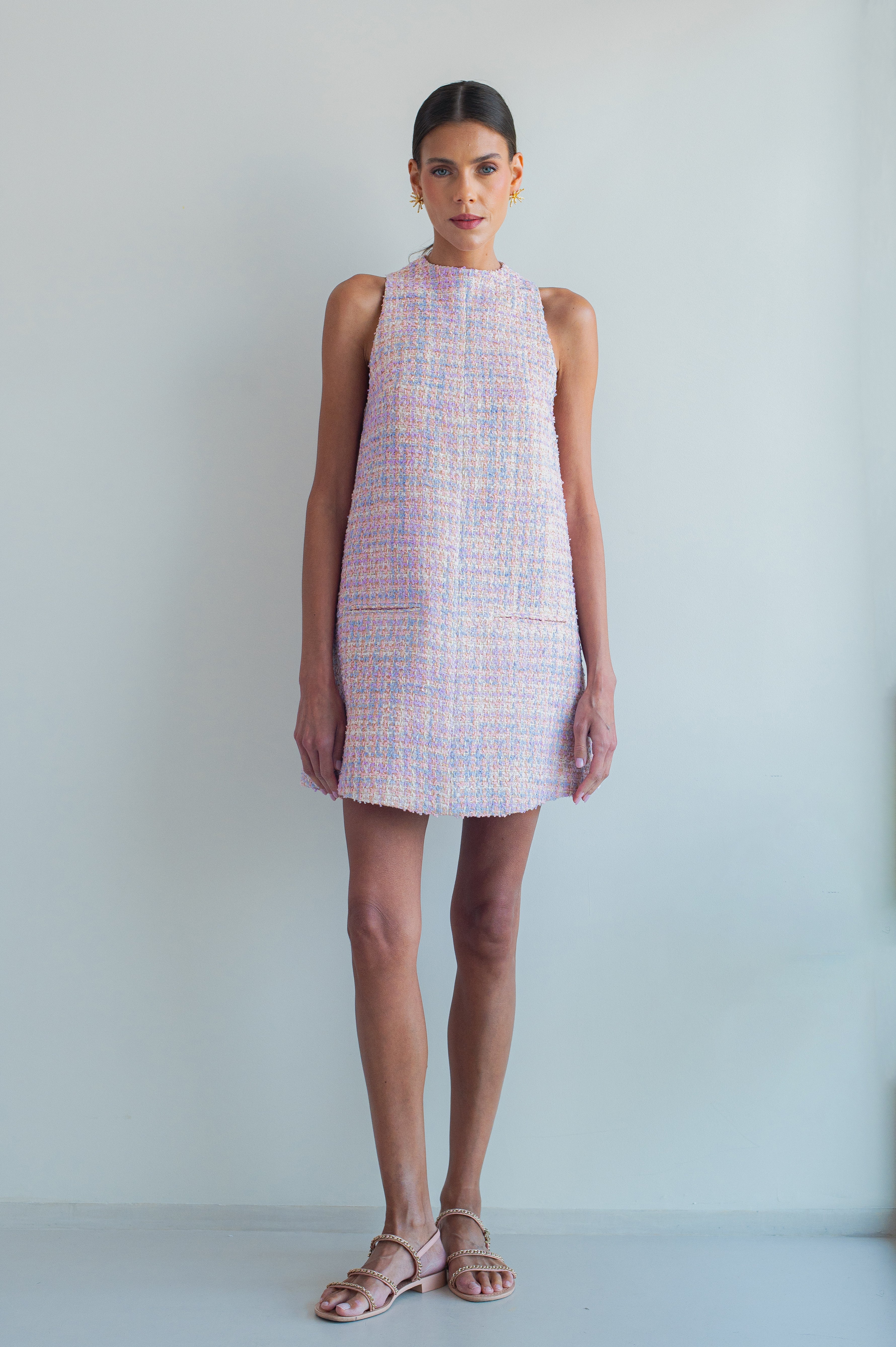 AMELIE SHORT DRESS PASTEL