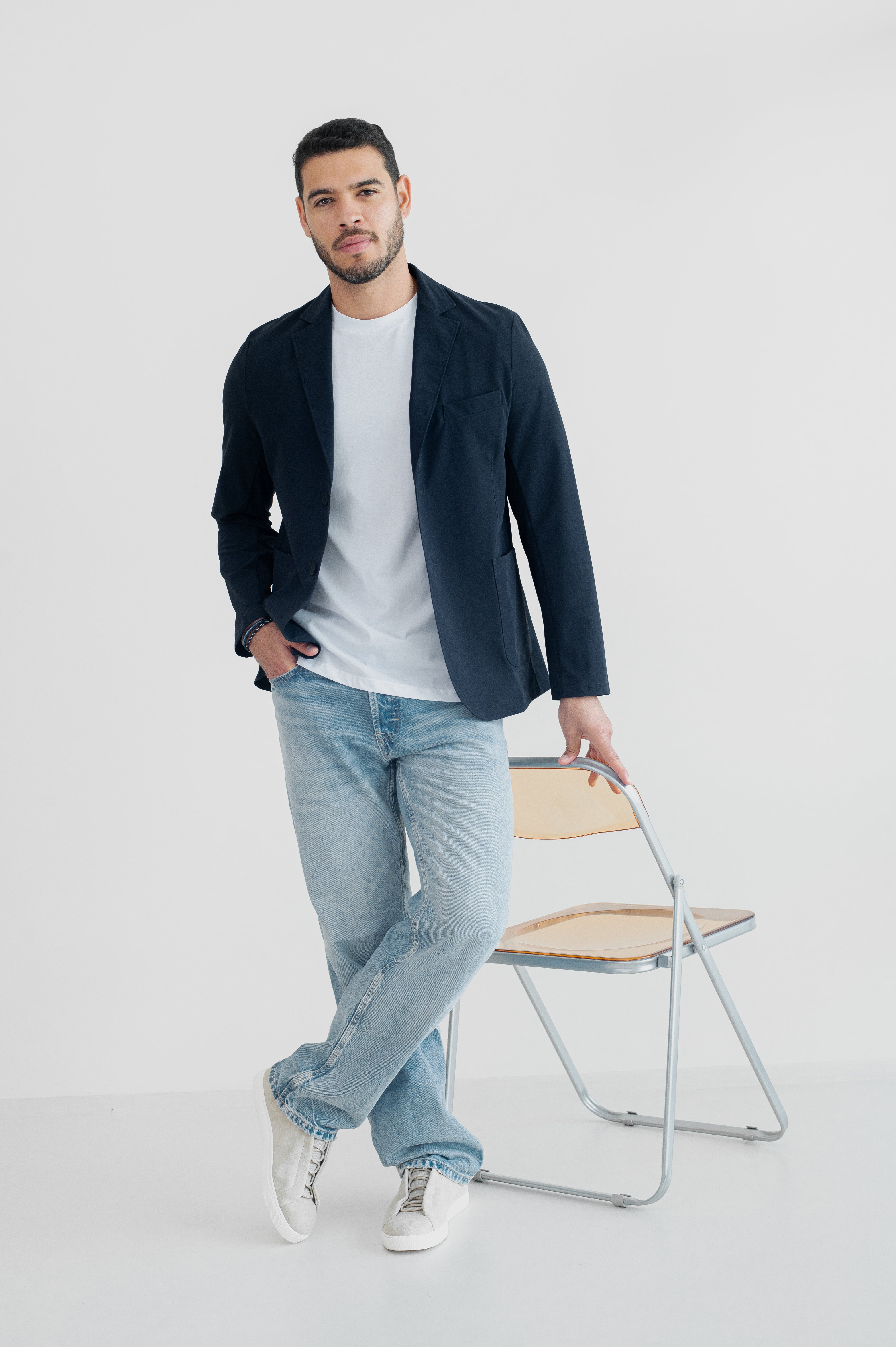 NIKO LESCADA BLAZER NAVY