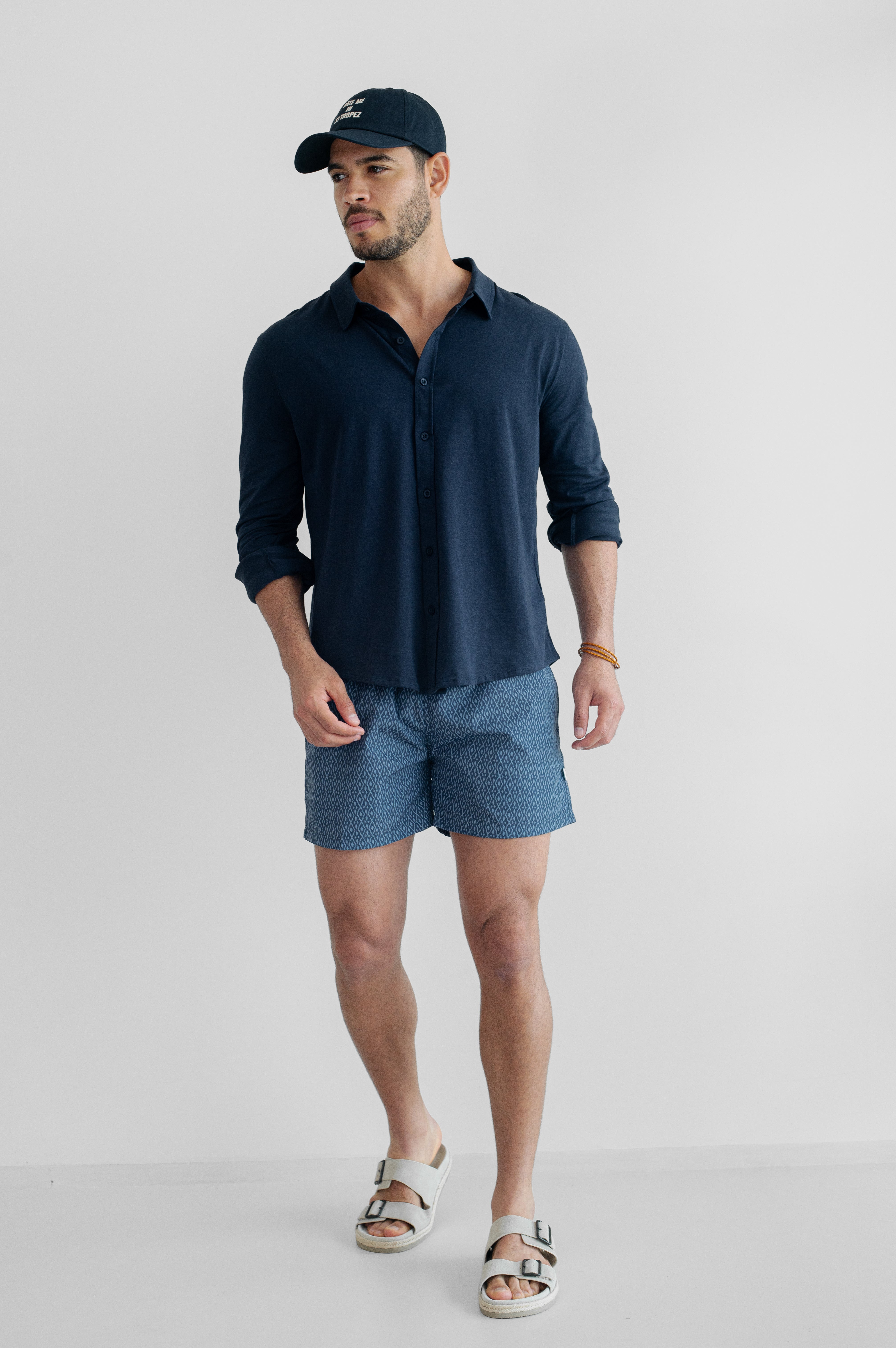 FAUST TERZO COTTON MARINE SHIRT