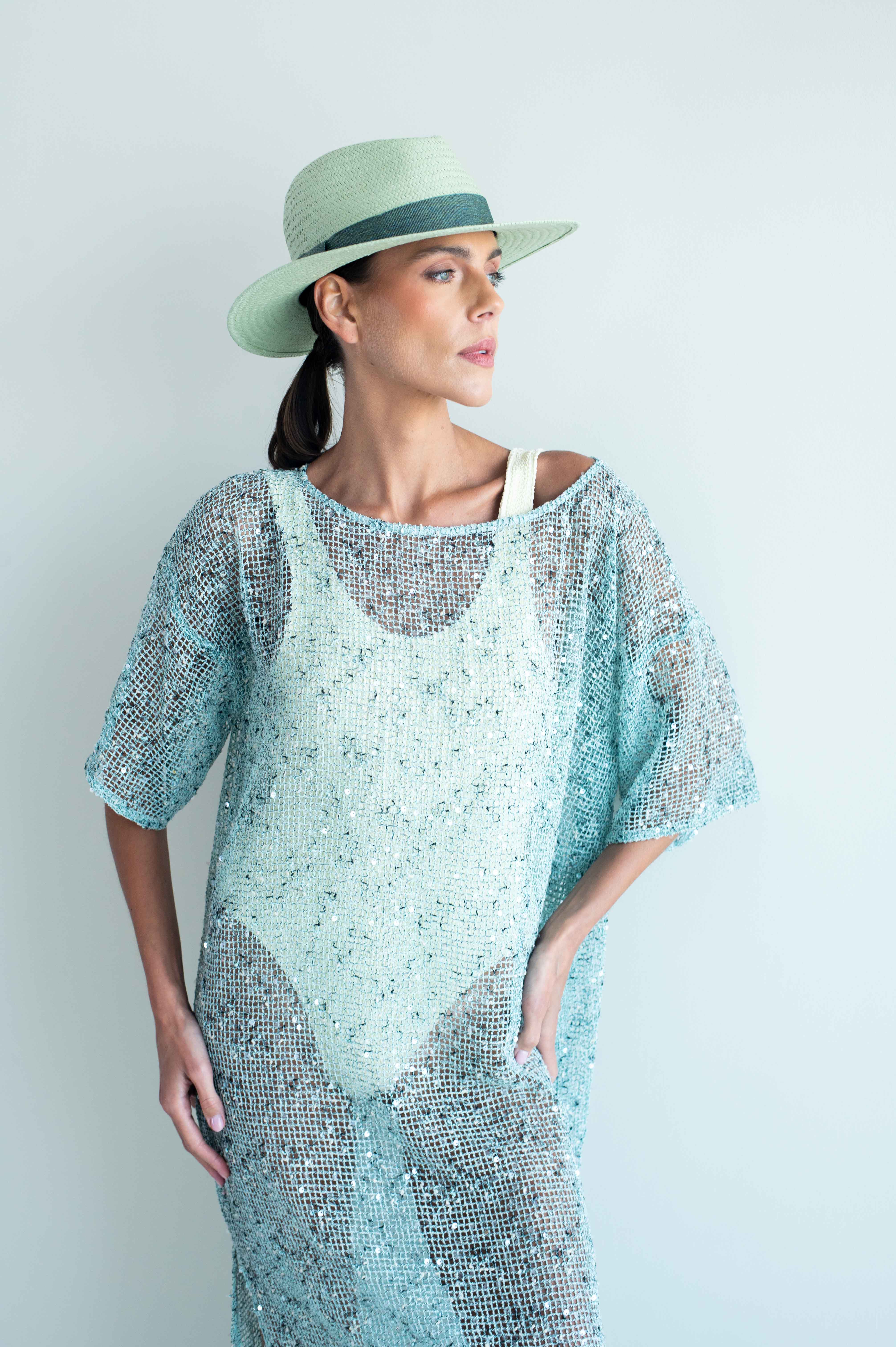 THE THALASSA MESH KAFTAN
