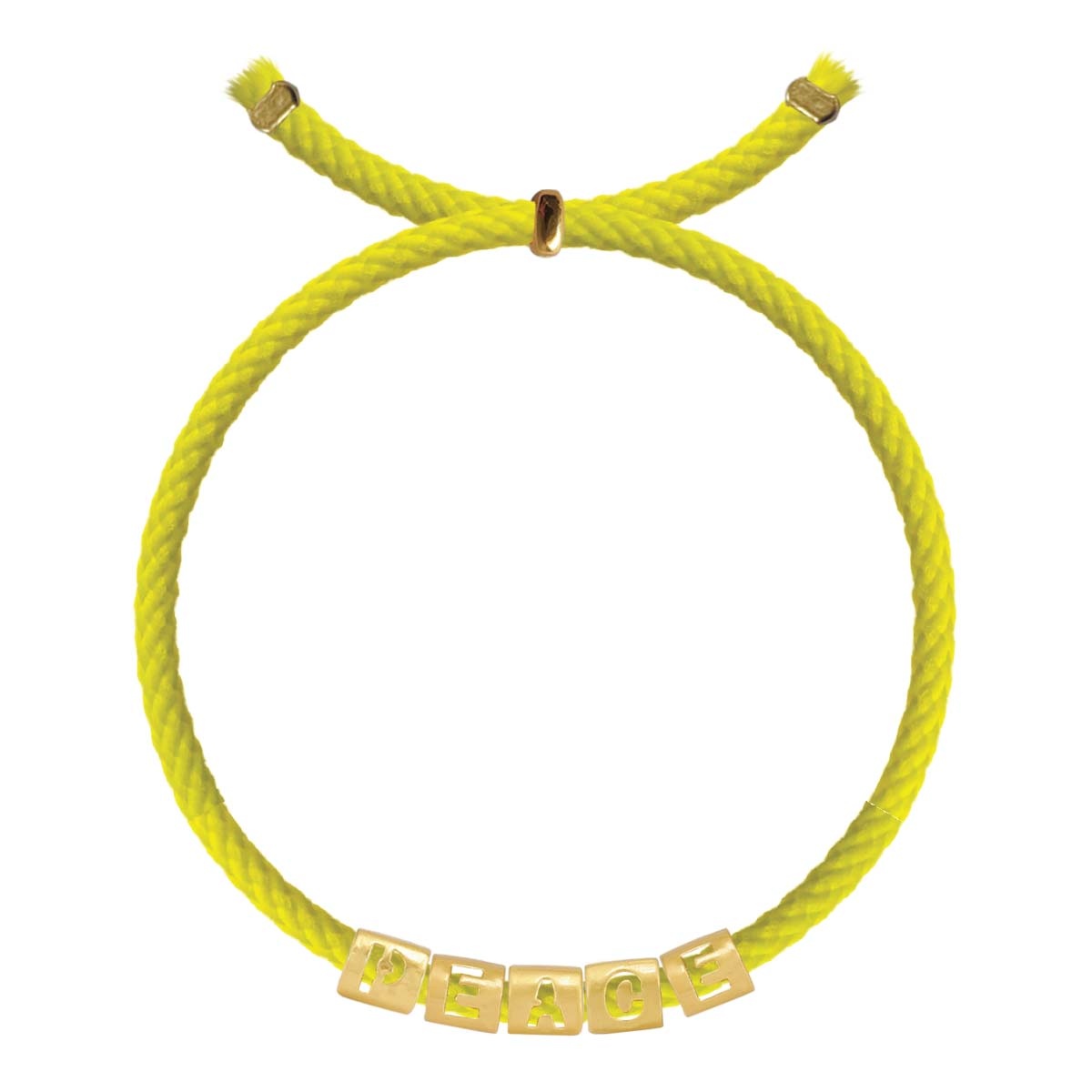 PEACE BRACELET - YELLOW