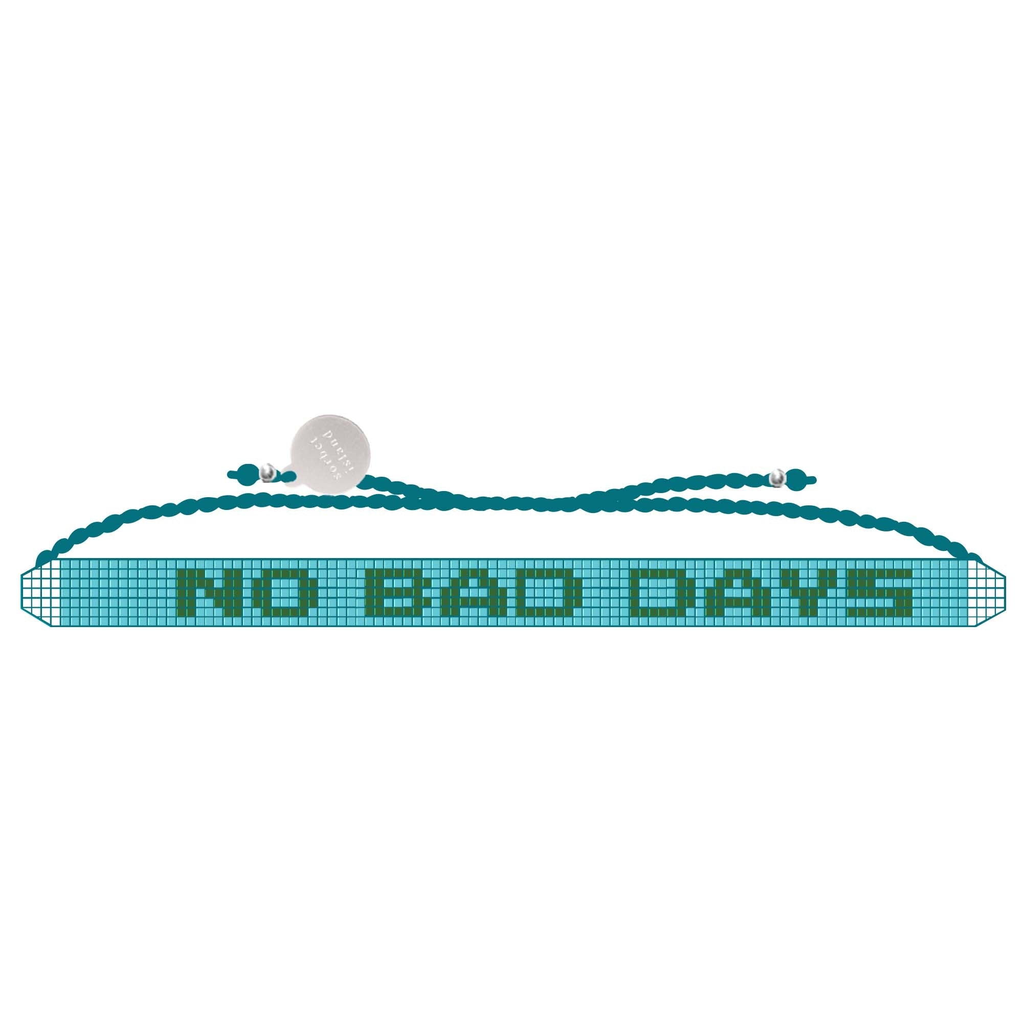 NO BAD DAYS FRIENDSHIP BRACELET - BLUE