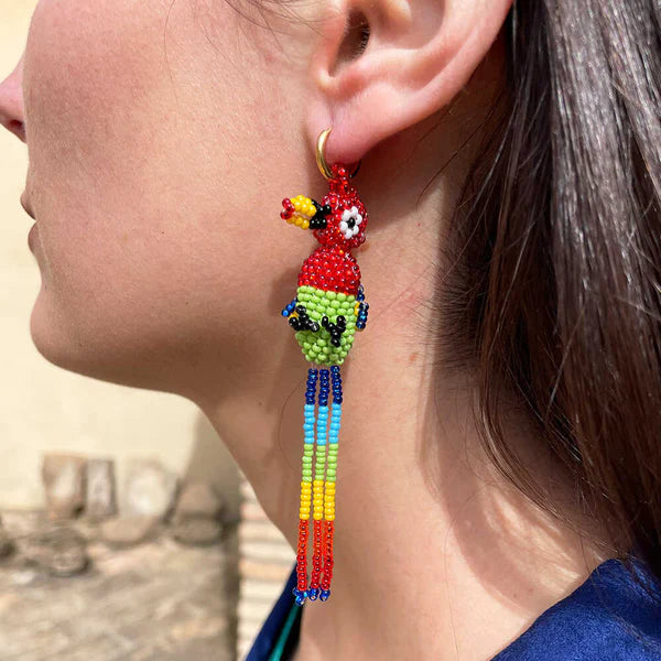 AMORI MORI PARROT EARRINGS