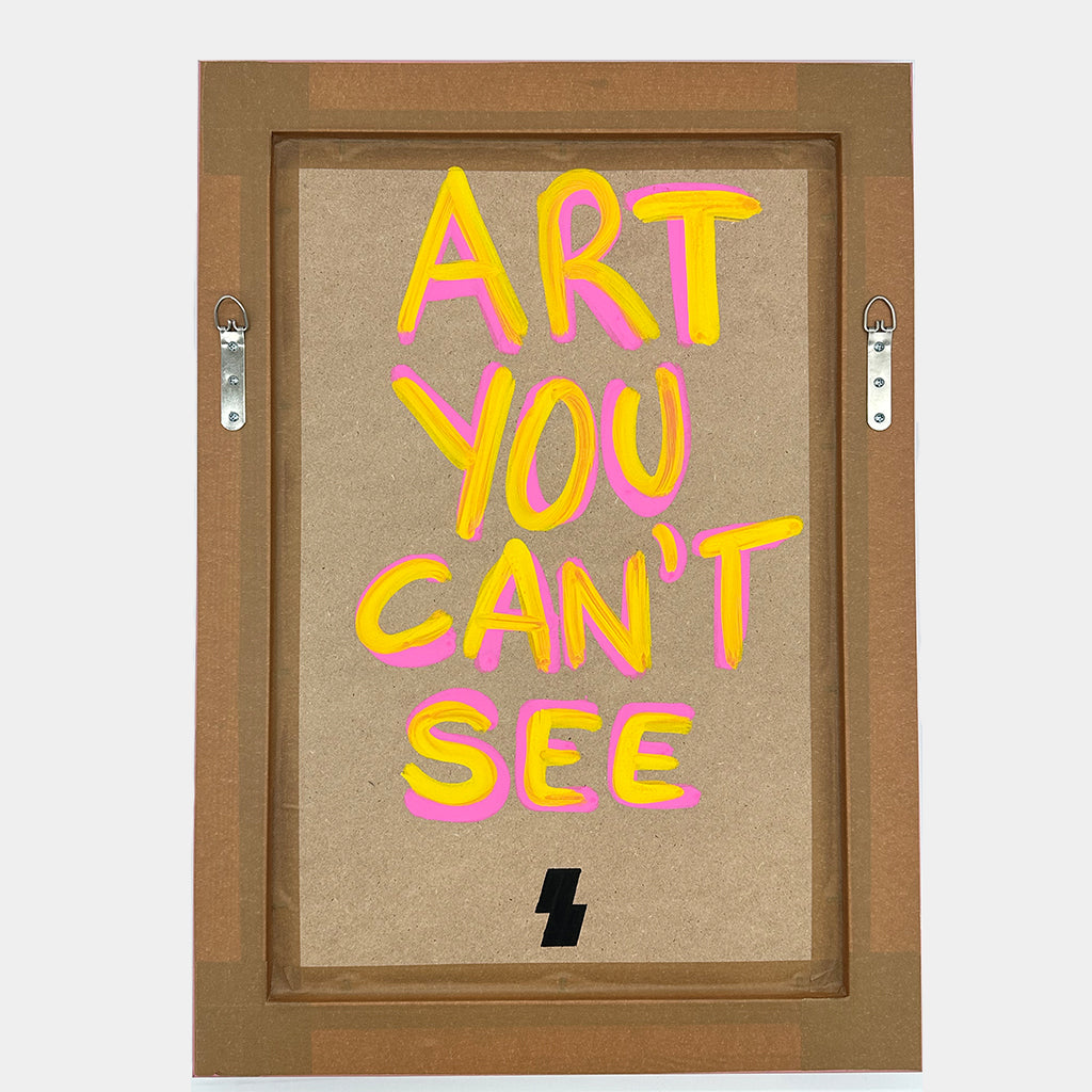 Art Deco Mirror - Blue Glass Pink Frame