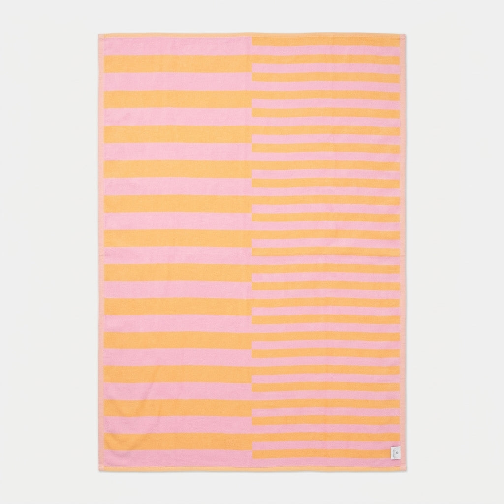RITMICO  BEACH TOWEL APRICOT - PINK