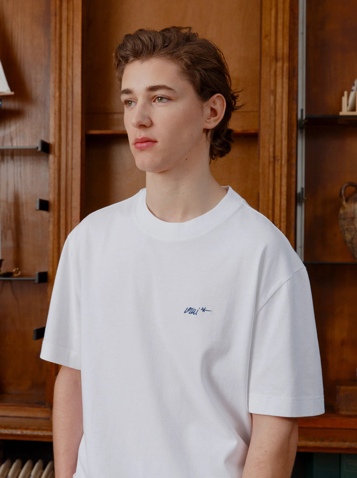 UNISEX T-SHIRT "LE CLUB" ILLUSTRATION WHITE