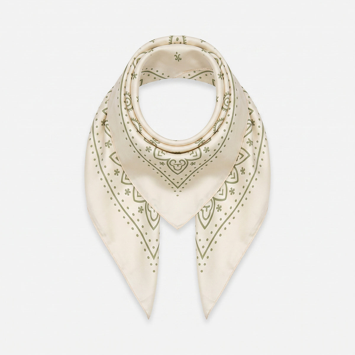 TORONTO2 BANDANA SCARF CREAM